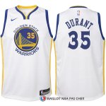 Maillot Enfant Golden State Warriors Durant 2017-18 35 Blanc