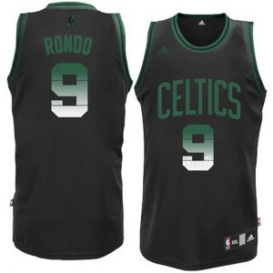 Maillot Environnement Celtics Rondo 9 Noir
