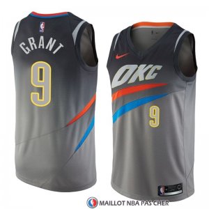 Maillot Oklahoma City Thunder Jerami Grant Ville 2018 Gris