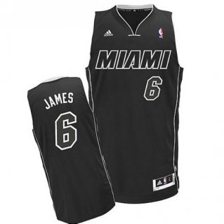 Maillot Back to Noir James Miami Heat Revolution 30