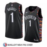Maillot Brooklyn Nets D'angelo Russell Ciudad 2018-19 Noir