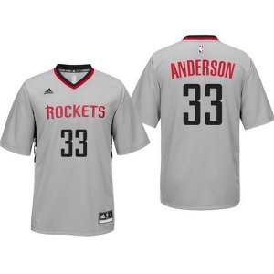 Maillot Manche Courte Houston Anderson 33 Gris