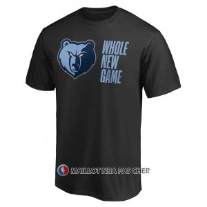 Maillot Manche Courte Memphis Grizzlies Whole New Game Noir