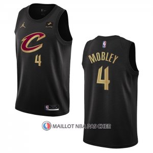 Maillot Cleveland Cavaliers Evan Mobley NO 4 Statement 2022-23 Noir