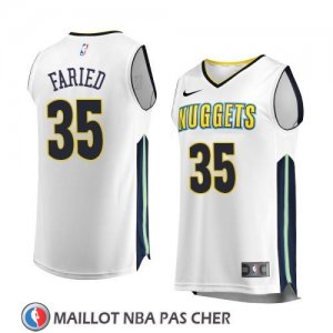Maillot Denver Nuggets Kenneth Faried Association 2017-18 Blanc