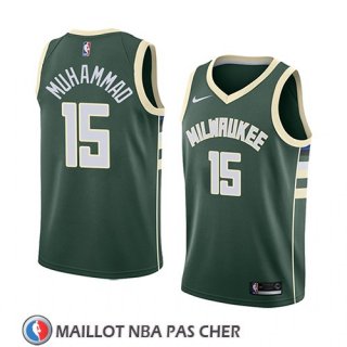 Maillot Milwaukee Bucks Shabazz Muhammad No 15 Icon 2018 Vert