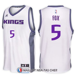 Maillot Sacramento Kings De'aaron Fox Home 5 2017-18 Blanc