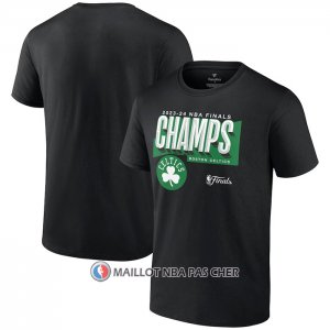 Maillot Manche Courte Boston Celtics 2024 NBA Finals Champions Big & Tall Noir