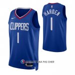 Maillot Los Angeles Clippers James Harden NO 1 Icon Bleu