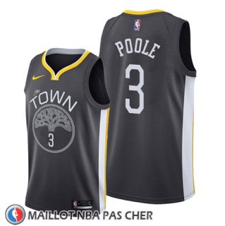 Maillot Golden State Warriors Jordan Poole Statement Noir