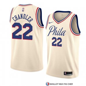 Maillot Philadelphia 76ers Wilson Chandler Ville 2018 Crema