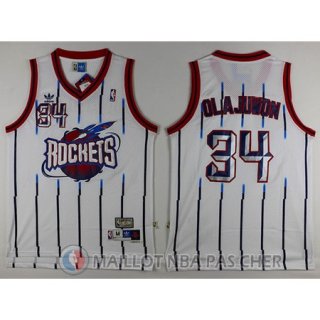 Maillot NBA Olajuwon Houston Rockets Blanc
