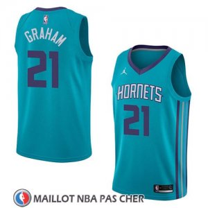 Maillot Charlotte Hornets Treveon Graham No 21 Icon 2018 Vert