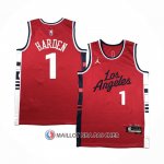 Maillot Los Angeles Clippers James Harden Statement 2024-25 Rouge