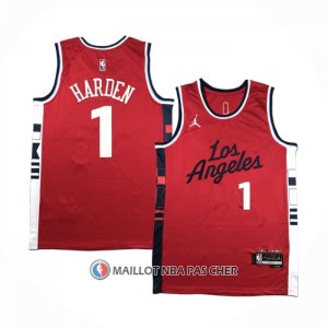 Maillot Los Angeles Clippers James Harden Statement 2024-25 Rouge