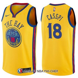 Maillot Golden State Warriors Omri Casspi Chinese Heritage Ciudad 18 2017-18 Or