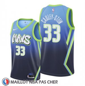 Maillot Dallas Mavericks Willie Cauley Stein Ville 2020 Bleu