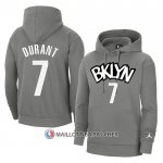 Veste a Capuche Brooklyn Nets Kevin Durant Gris
