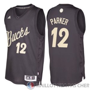 Maillot Parker Milwaukee Bucks Noel #12 Noir