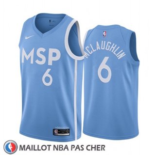 Maillot Minnesota Timberwolves Jordan Mclaughlin Ville Edition Bleu