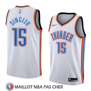 Maillot Oklahoma City Thunder Kyle Singler No 15 Association 2018 Blanc