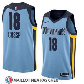 Maillot Memphis Grizzlies Omri Cassp No 18 Statement 2018 Bleu
