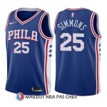 Maillot Enfant Philadelphia 76ers Ben Simmons Icon 2017-18 25 Bleu
