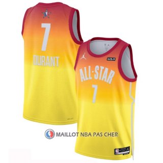 Maillot All Star 2023 Brooklyn Nets Kevin Durant NO 7 Orange
