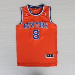 Maillot Smith New York Knicks #8 Orange y Bleu