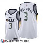 Maillot Utah Jazz Justin Wright Foreman Association 2019-20 Blanc