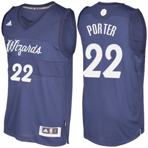 Maillot Navidad 2016 Otto Porter Wizards 22 Bleu