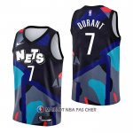 Maillot Brooklyn Nets Kevin Durant NO 7 Ville 2023-24 Noir