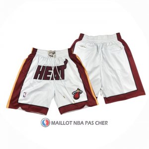 Short Miami Heat Just Don Rouge Blanc