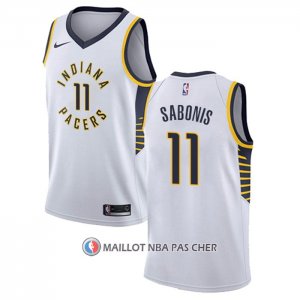 Maillot Indiana Pacers Domantas Sabonis Association Blanc