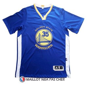 Maillot Authentique Manche Courte Golden State Warriors Duarant 35 Bleu