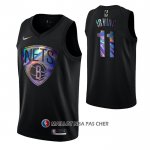 Maillot Brooklyn Nets Kyrie Irving Iridescent Logo Noir
