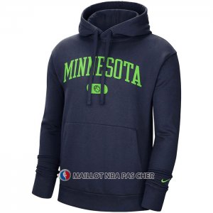 Veste a Capuche Minnesota Timberwolves Heritage Essential Bleu