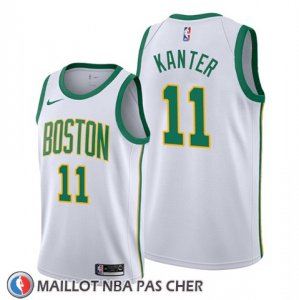 Maillot Boston Celtics Enes Kanter Ville Blanc