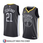 Maillot Golden State Warriors Jonas Jerebko No 21 Statement 2018-19 Noir