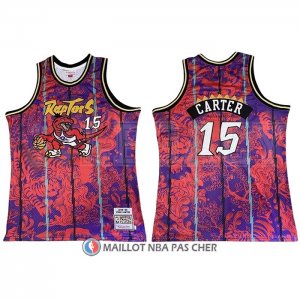 Maillot Tornto Raptors Vince Carter NO 15 Special Year of The Tiger Rouge