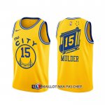 Maillot Golden State Warriors Mychal Mulder Classic Jaune