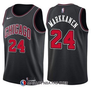 Maillot Chicago Bulls Lauri Markkanen Statement 24 2017-18 Noir