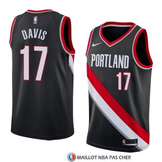 Maillot Portland Trail Blazers Ed Davis Icon 2018 Noir