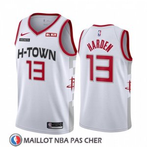Maillot Houston Rockets James Harden Ville 2019-20 Blanc
