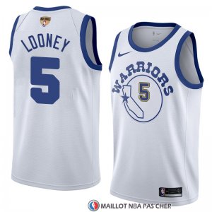 Maillot Golden State Warriors Kevon Looney 5 Classic 2017-18 Blanc