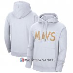 Veste a Capuche Dallas Mavericks Ville Edition Blanc