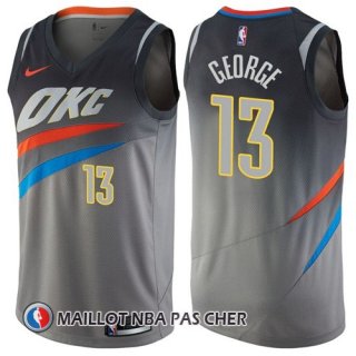 Maillot Oklahoma City Thunder George 13 Ciudad 2017-18 Gris