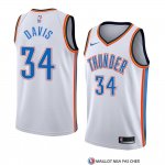 Maillot Oklahoma City Thunderr Tyler Davis Association 2018 Blanc