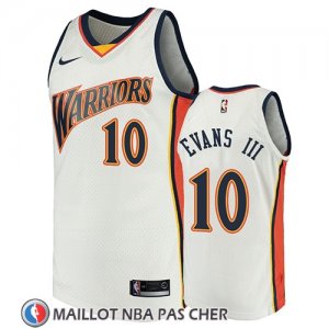 Maillot Golden State Warriors Jacob Evans Iii 2009-10 Hardwood Classics Blanc