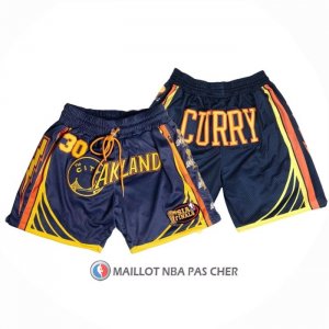 Short Golden State Warriors Stephen Curry 2022 NBA Finals Bleu